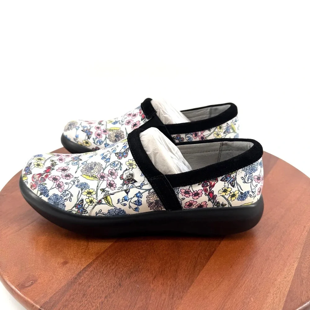 Alegria Emry Loafer Fine & Dandy Floral Leather Slip-On Women EU 40 US 9.5-10